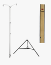 Triangle double head lamp stand #D-243