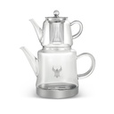 ALHOR GLASS SAMOWER TEA POT