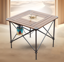 ALUMINUM FOLDING CAMPING TABLE WITH STOVE