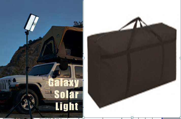 GALAXY SOLAR RECHARGEABLE LIGHT FOR CAMPING FROM WILD LAND