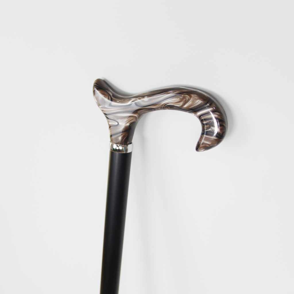 ADJUSTABLE WALKING STICK -ACRYLIC BROWN  #AL4608