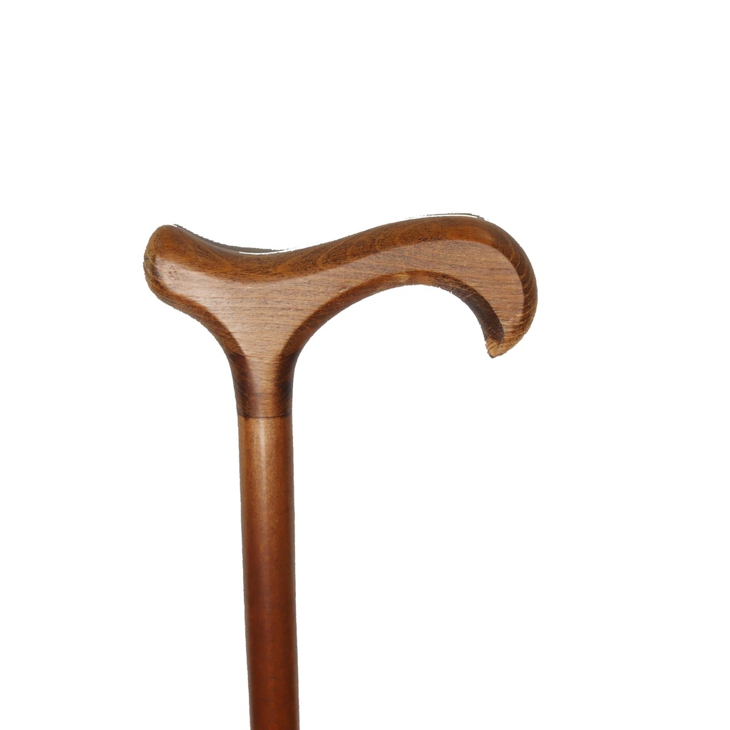 WOOD WALKING STICK - BROWN DERBY #B143