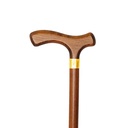 WOOD WALKING STICK - BROWN CRUTCH #B149