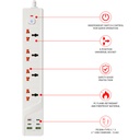 7MD Power Socket 4-Outlet #9741