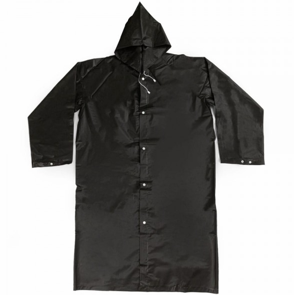 BLACK RAIN COAT FROM ALRIMAYA #22-3606