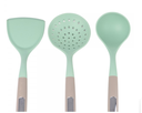 3PCS SILCON UTENSILS SET 35CM FROM ALRIMAYA #22-4272