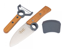 3PCS KNIFE SET BEECH FROM ALRIMAYA #22-4366