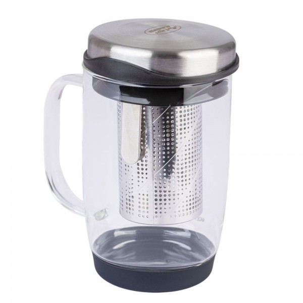 GLASS CUP WITH FILTER/560ML FROM ALRIMAYA #22-4176
