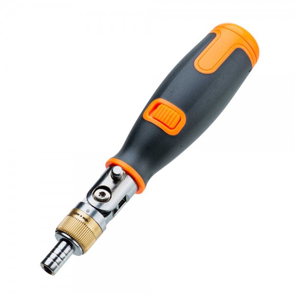 10 IN 1 MULTI ANGLE SCREWDRIVER SET - ORANGE+GRAY FROM ALRIMAYA #22-4243