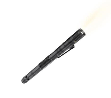 Porodo LifeStyle Outdoor 9in1 Flashlight with Holder Pen Whistle Bottle Opener and Safety Hammer #PD-LS91PNFL