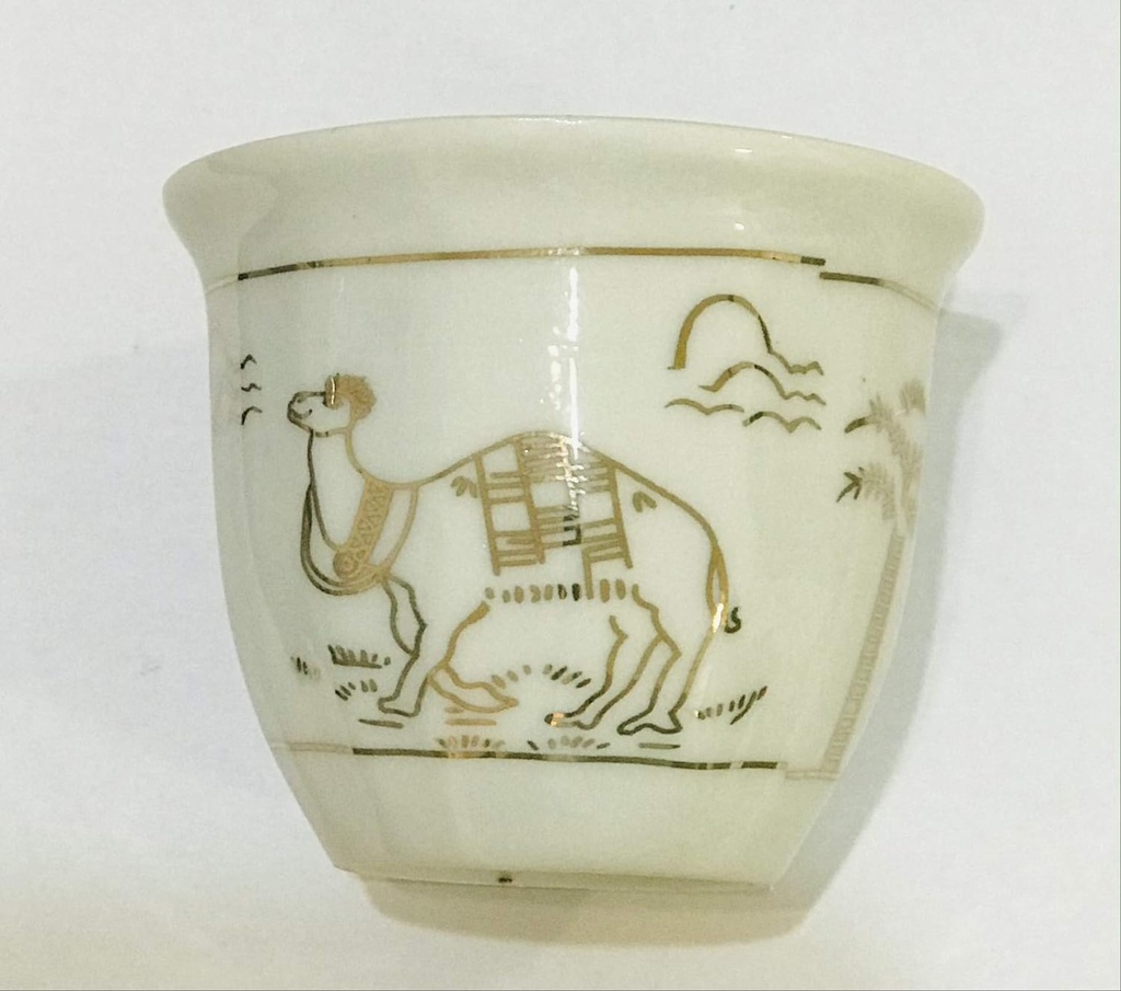 Arabic Coffee Cup with Camel pattern #CC080K