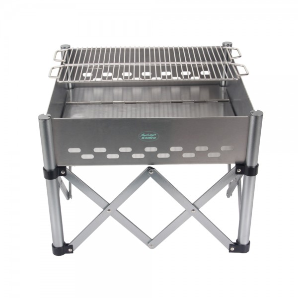 FOLDABLE FIRE PIT WITH NET SIZE 41*41*33.5 CM FROM ALRIMAYA #22-4365