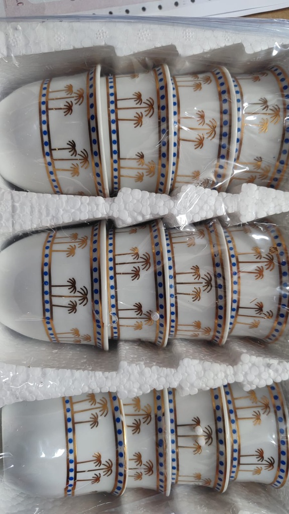 Arabic Coffee Cup Set of 12 pc #CC080E