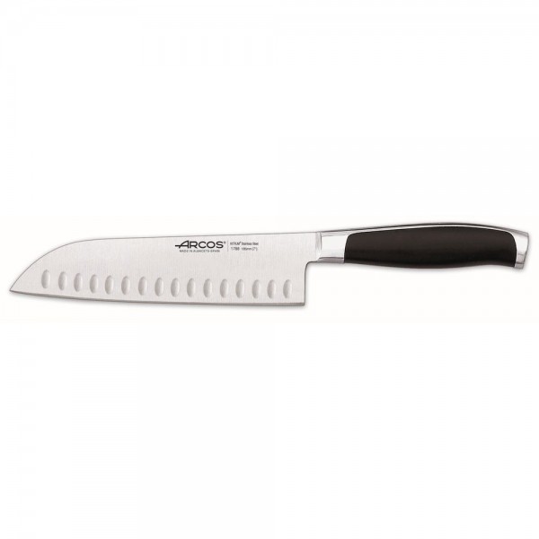 SANTOKU K.GRANTON EDGE KNIFE 185mm CASE KYOTO #7-1351