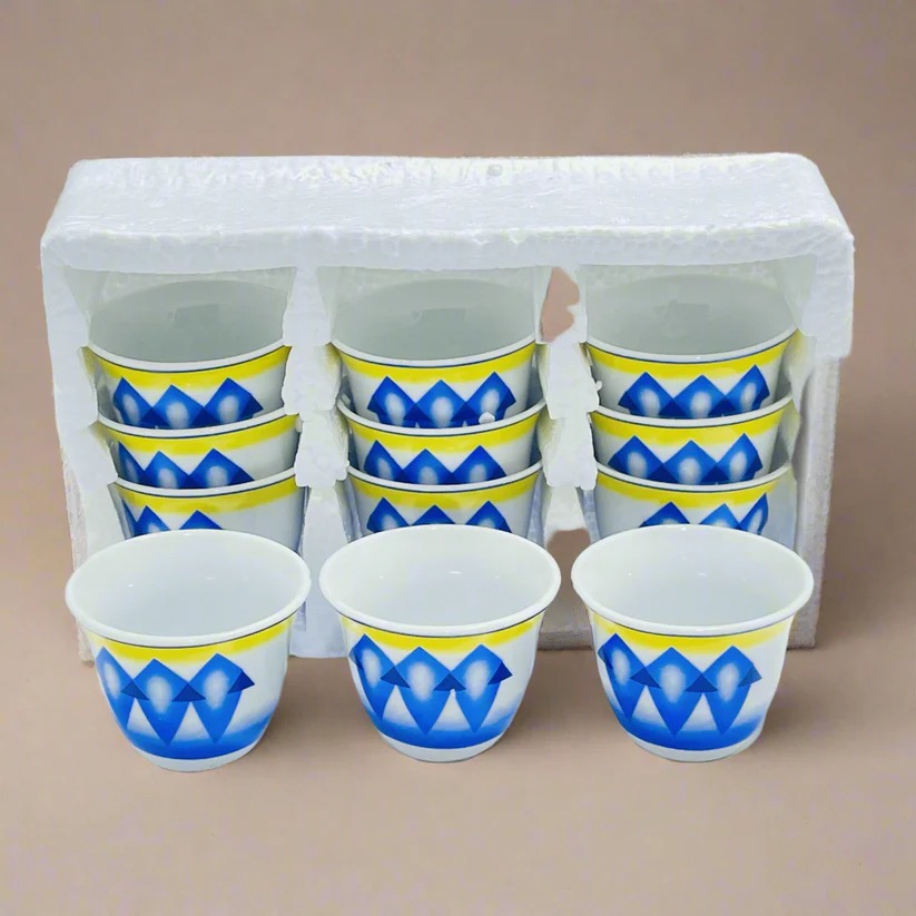 Arabic Coffee Cup Set of 12 pc #CW80A
