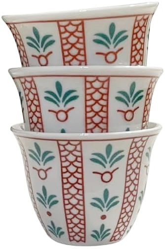 Arabic Coffee Cup Set of 12 pc #CW80R1