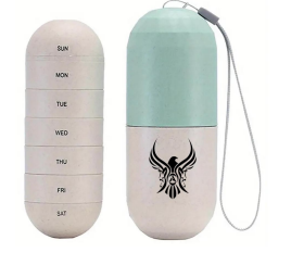ALHOR PILL CAPSULE FOR TRAVEL
