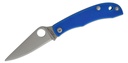 Spyderco HoneyBee Micro-Size Slipjoint Blue G10 Handles #C137GBLP
