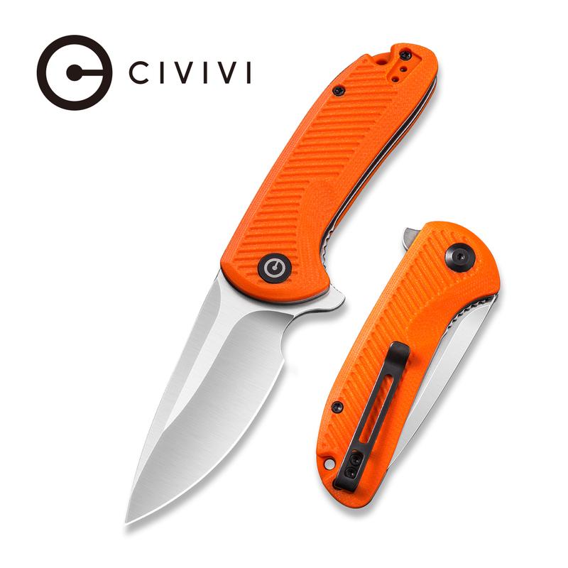 [02353] Civivi Durus Linerlock Orange G10 #906C