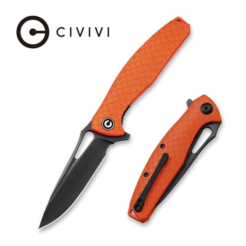 [00223] Civivi Wyvern Linerlock Orange Black Blade #C902G