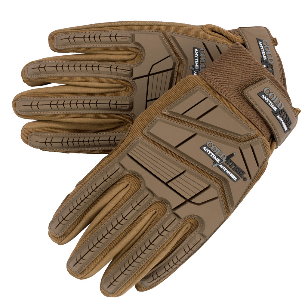 [00588] Cold Steel Tactical Gloves Tan Medium #GL21
