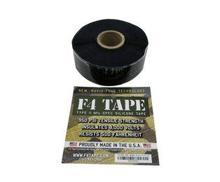 F4 Mil-Spec Silicone Tape Blk Rescue Tape #RTF4B