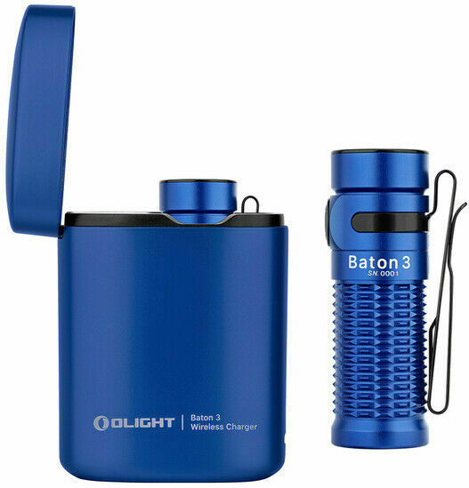 [01848] Olight #Baton 3 Premium Edition (Blue) 1200 Lumens
