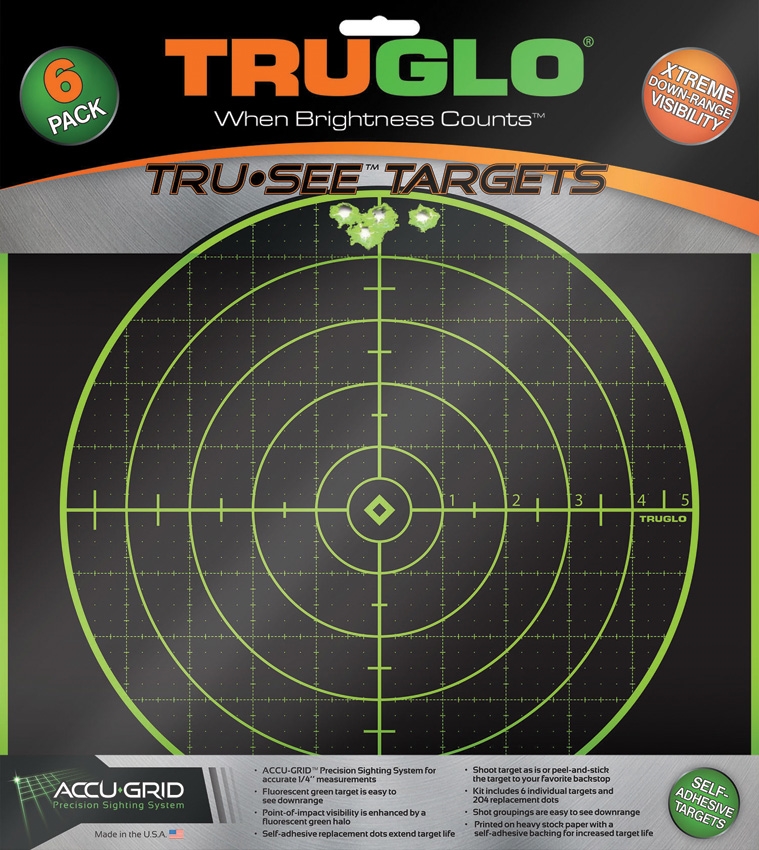 [02001] TRUGLO Tru-See Splatter Target 100yd 12ps #TG10A6