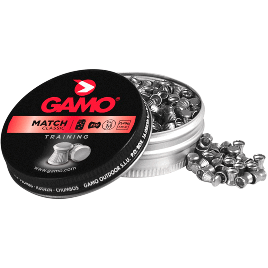 [02017] Tin of Gamo Pellets Match Metal 250 Cal 4.5 #6320024