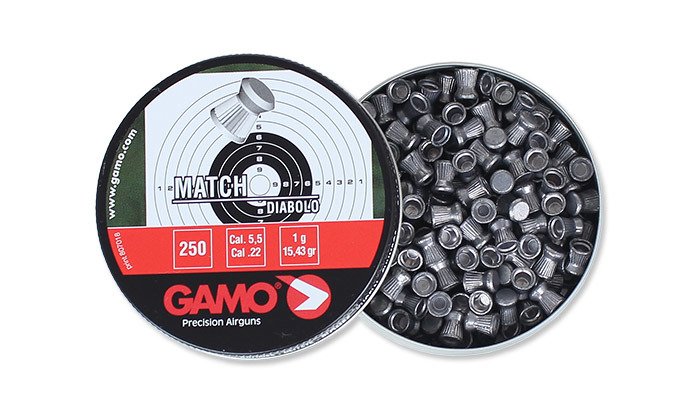 [02018] Tin of Gamo Pellets Match Metal 250 Cal 5.5 #6320025