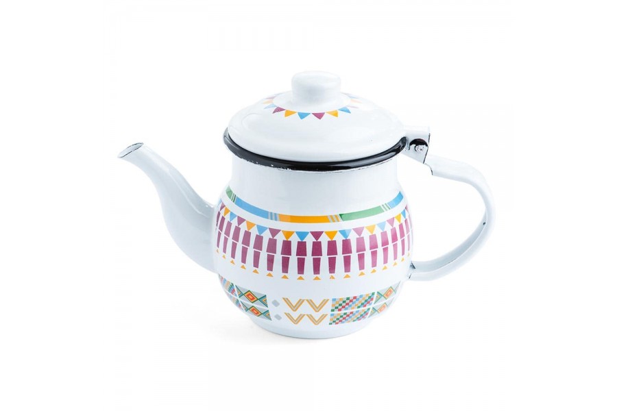 [02120] White teapot 0.7 L 22-3088
