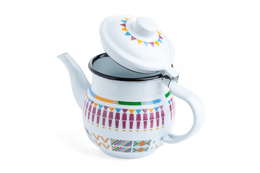 [02137] White Teapot 2.5 liter 22-3091