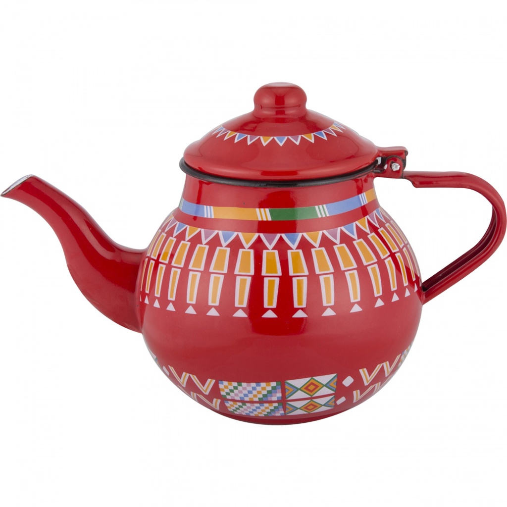 [02138] إبريق شاي 2.5 لتر أحمر