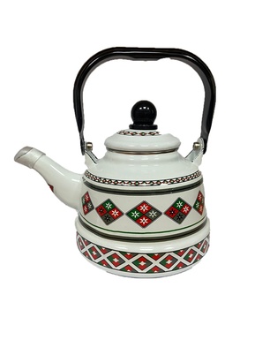 إبريق نقشة سدو 1.1 لتر أبيض 15853-6 #