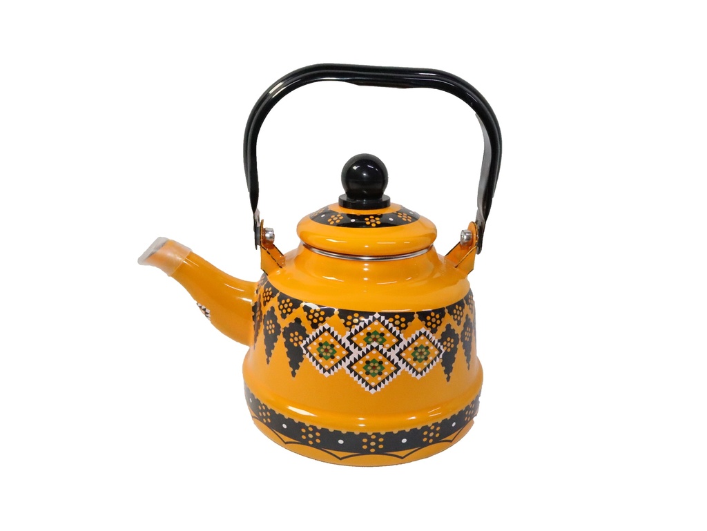 [02167] إبريق نقشة سدو أصفر 1.7 لتر #15854
