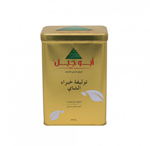 [00324] شاي ابو جبل 300 جرام علبة ذهبية