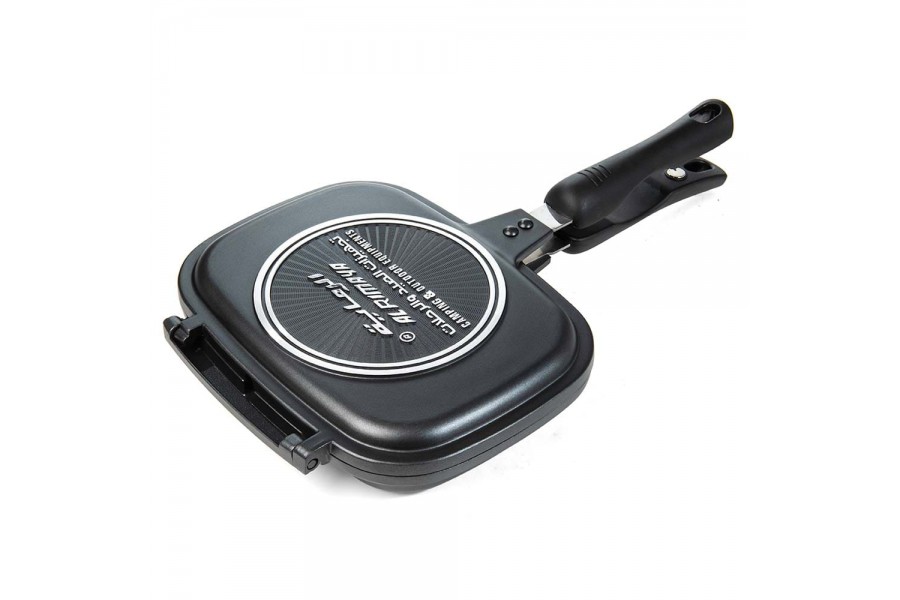 [01330] DOUBLE FRY PAN 24*18*6cm