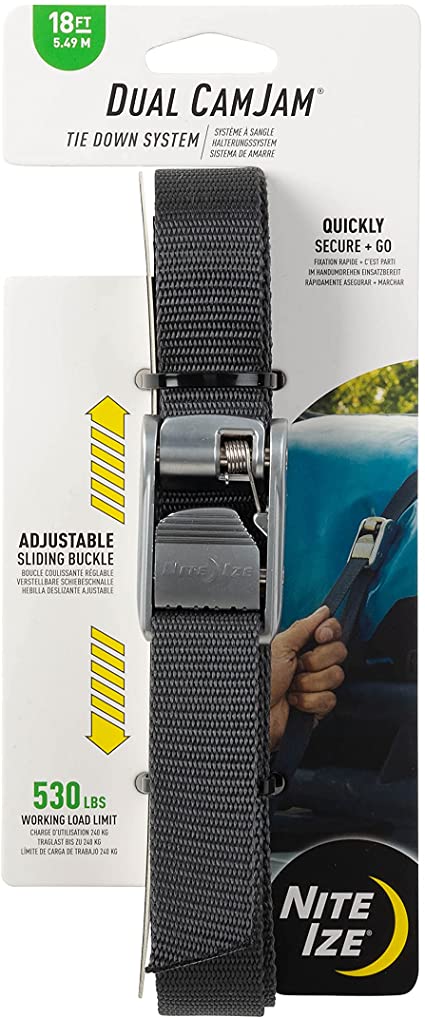 [03137] Nite Ize Dual CamJam® Tie Down System 18 FT CJD18-09-R3