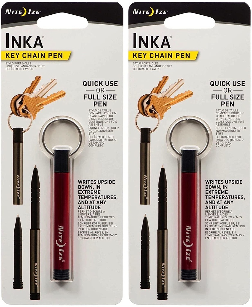 [03149] Nite Ize Inka® Key Chain Pen - Red IP2-10-R7