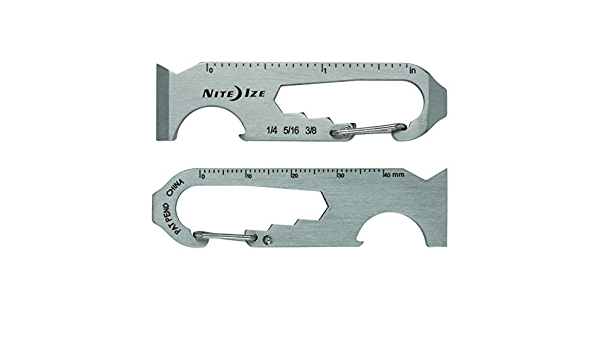 [03151] Nite Ize KMTP-11-R3 Doohic Key 6X Key TOOL - Stainless Steel **EOL** NI3010