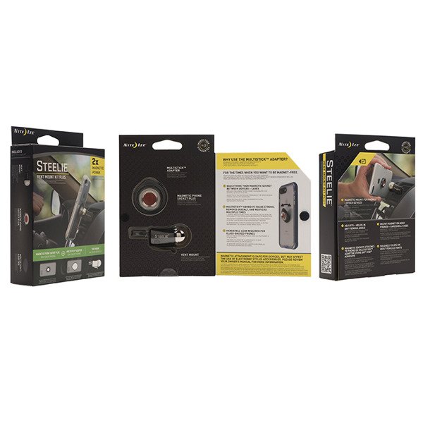 [03176] Nite Ize Steelie® Vent Mount Kit Plus STVKP-01-R8
