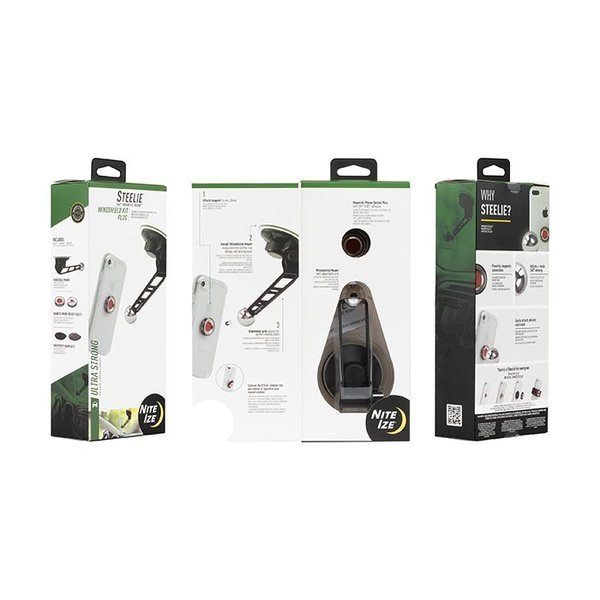 [03177] Nite Ize Steelie® Windshield Mount Kit Plus STWSKP-01-R8