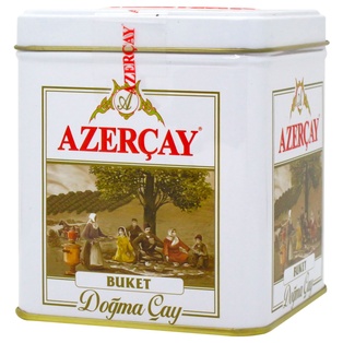 شاي اذربيجاني بوكت علبة حديد 250جرام