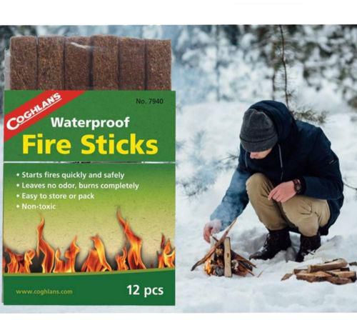 [02238] Coghlans Fire Sticks- pkg of 12