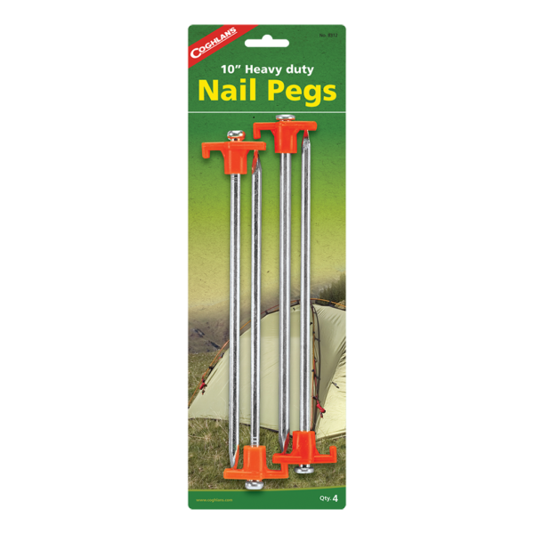 [02283] 10 inch Nail Pegs- pkg of 4