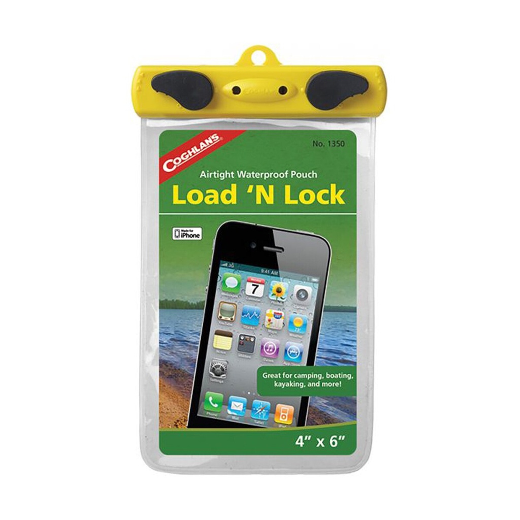 [00421] Load 'N Lock Waterproof Pouch 4" x 6" Coghlans