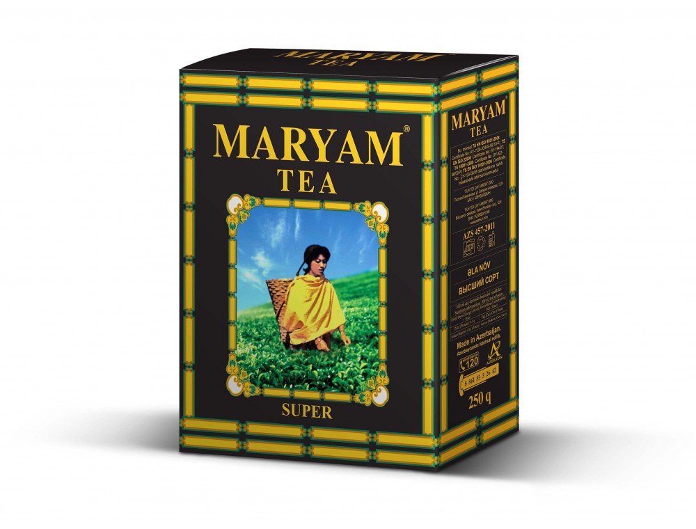 [02908] شاي مريم سوبر اذربيجاني علبة كرتونية 250غ