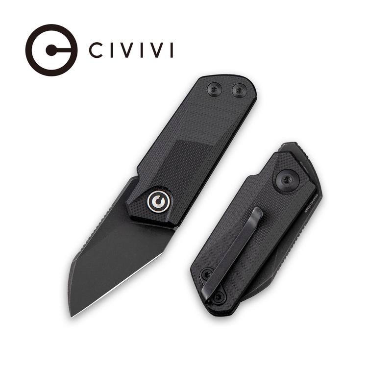 [02977] CIVIVI Ki-V Slip Joint Knife black G10 Handle #C2108B