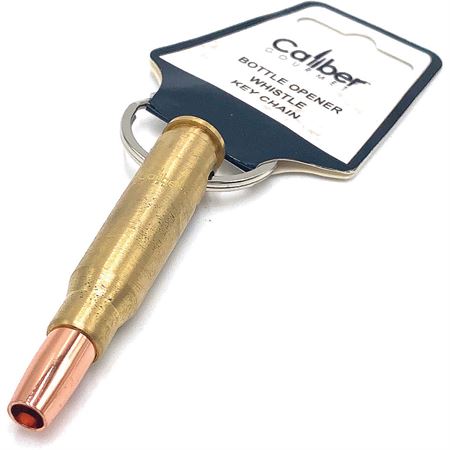 [02550] Bullet Whistle Keychain with Bottle Opener #1040DS
