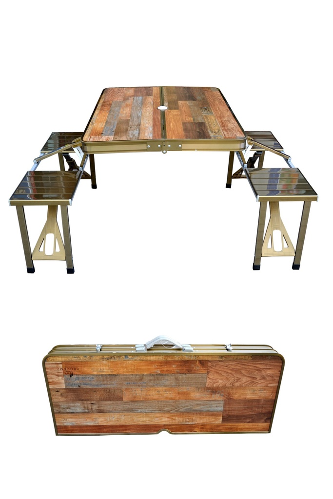 [02763] PROCAMP PICNIC TABLE ALUMINUM